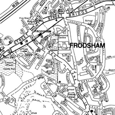 Frodsham Streetmap